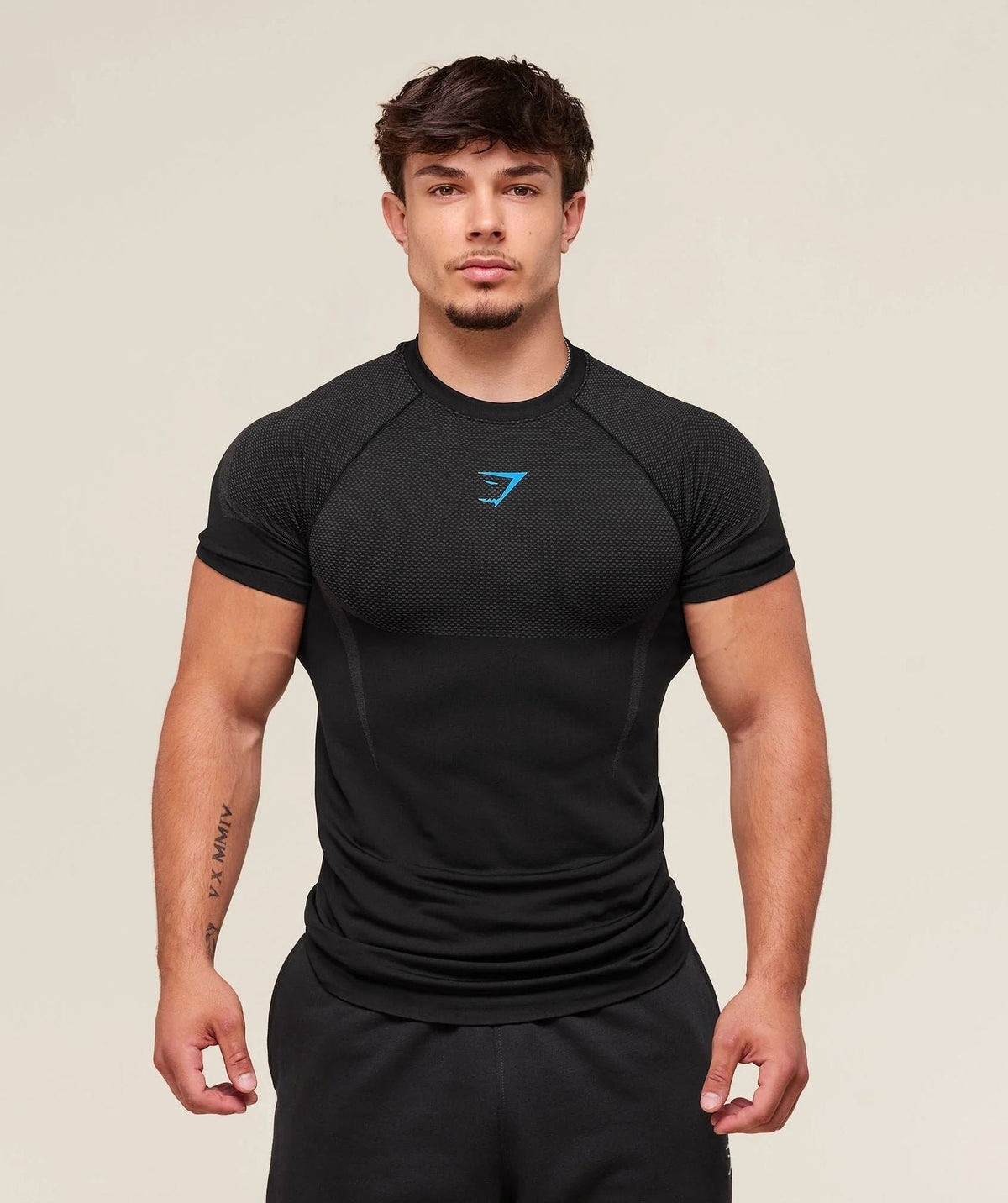 GYMSHARK/ONYX5 Short-Sleeve Compression Training Shirt